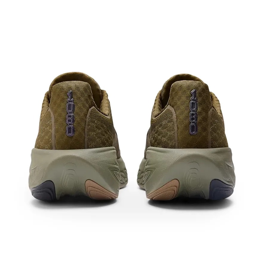 Tênis New Balance Fresh Foam X 1080 masculino verde musgo vista traseira